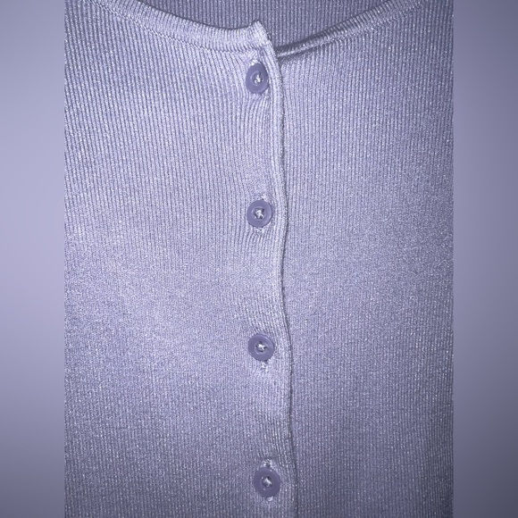SUNDAY BEST Lavender Button-Up Cardigan - Picture 12 of 13